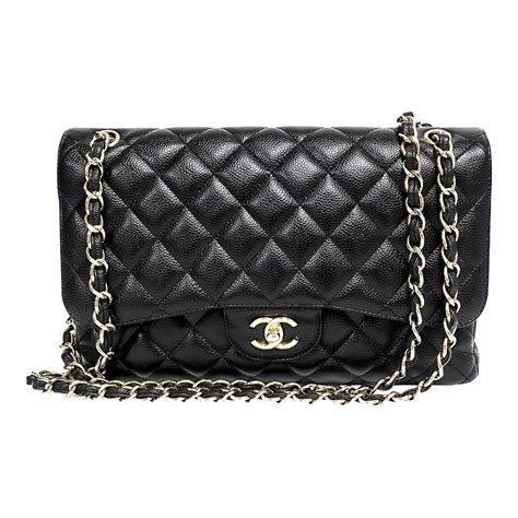 chanel jumbo caviar silver|Flap Bags .